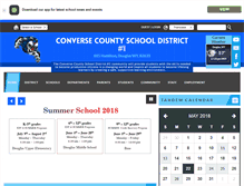 Tablet Screenshot of converse1schools.org